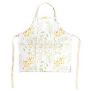 watercolors design apron opened up by dte from hem and tassel