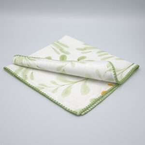 watercolors design dinner napkin folded by DTE from Hem And Tassel