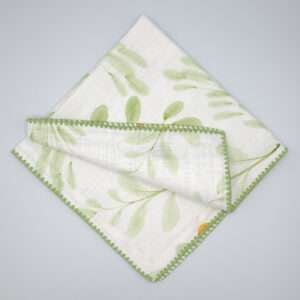 watercolors design dinner napkin top view by DTE from Hem And Tassel