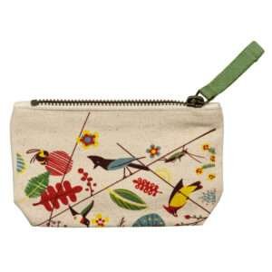 Birds Small Canvas Pouch by dte from hem and tassel 65939