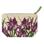 Iris Large Canvas Pouch by dte from hem and tassel 65942