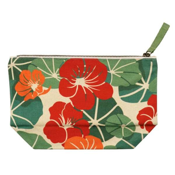 Nasturtium Large Canvas Pouch by dte from hem and tassel 65944