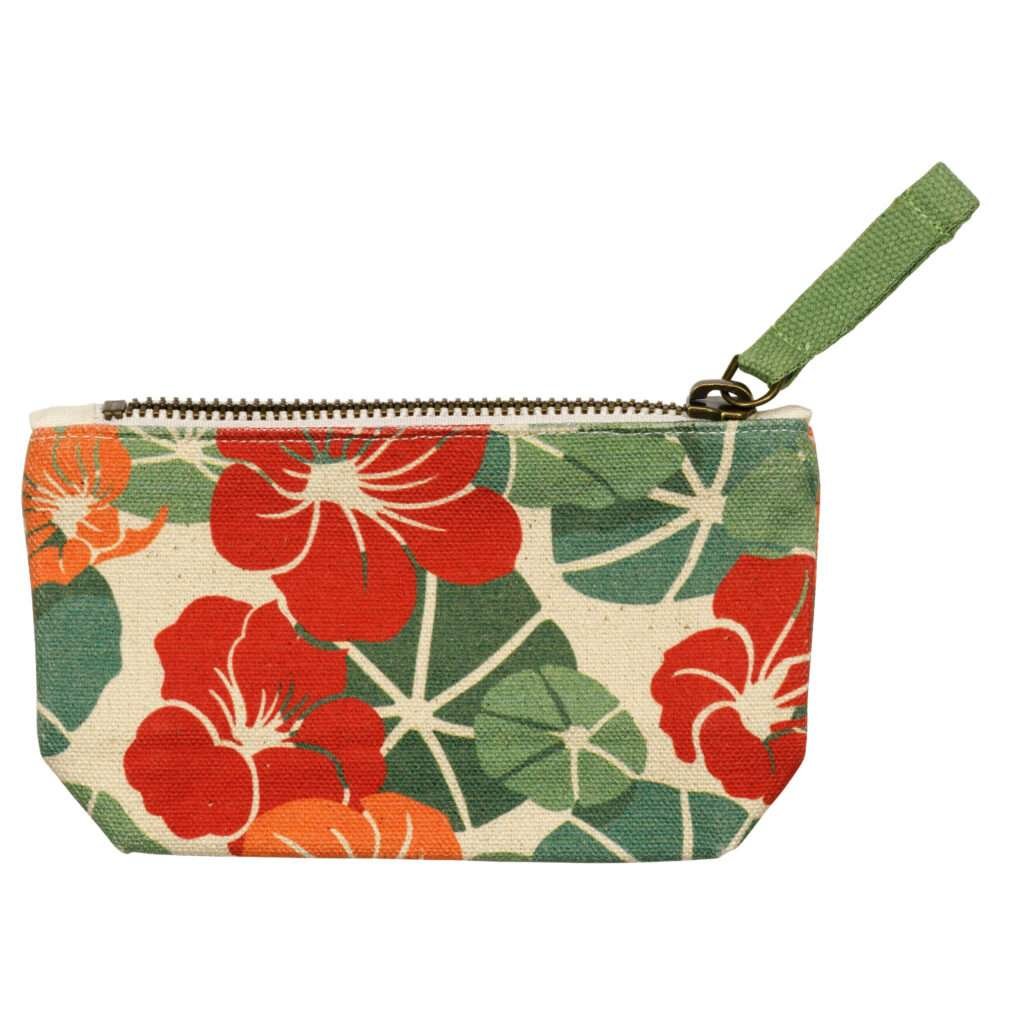 Nasturtium Small Canvas Pouch by dte from hem and tassel 65945