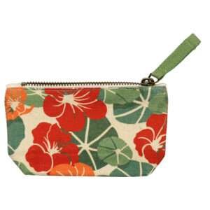Nasturtium Small Canvas Pouch by dte from hem and tassel 65945